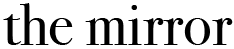 The Mirror DC logo
